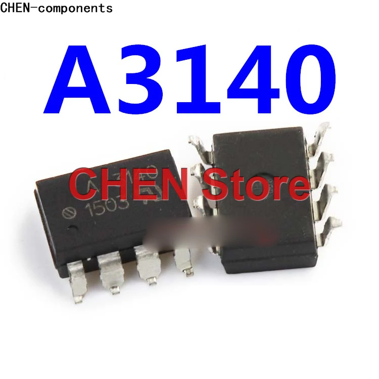 10pcs Original Optocoupler A3140 HCPL-3140 SMD