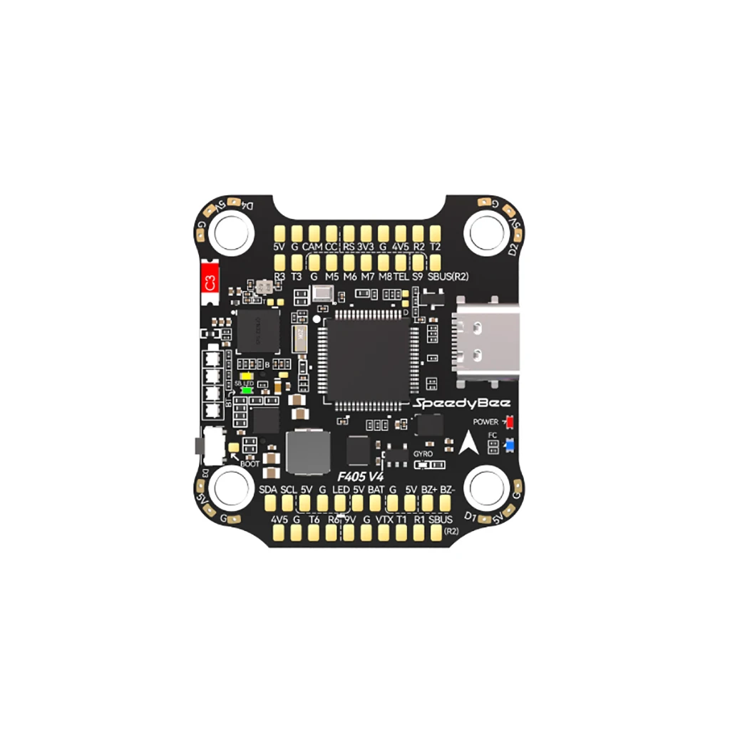 SpeedyBee controlador de vuelo F405 V4 3-6S 30X30 y ESC FPV Stack F405, controlador de vuelo BLS 55A 4 en 1 ESC para FPV Drone Quadcopter