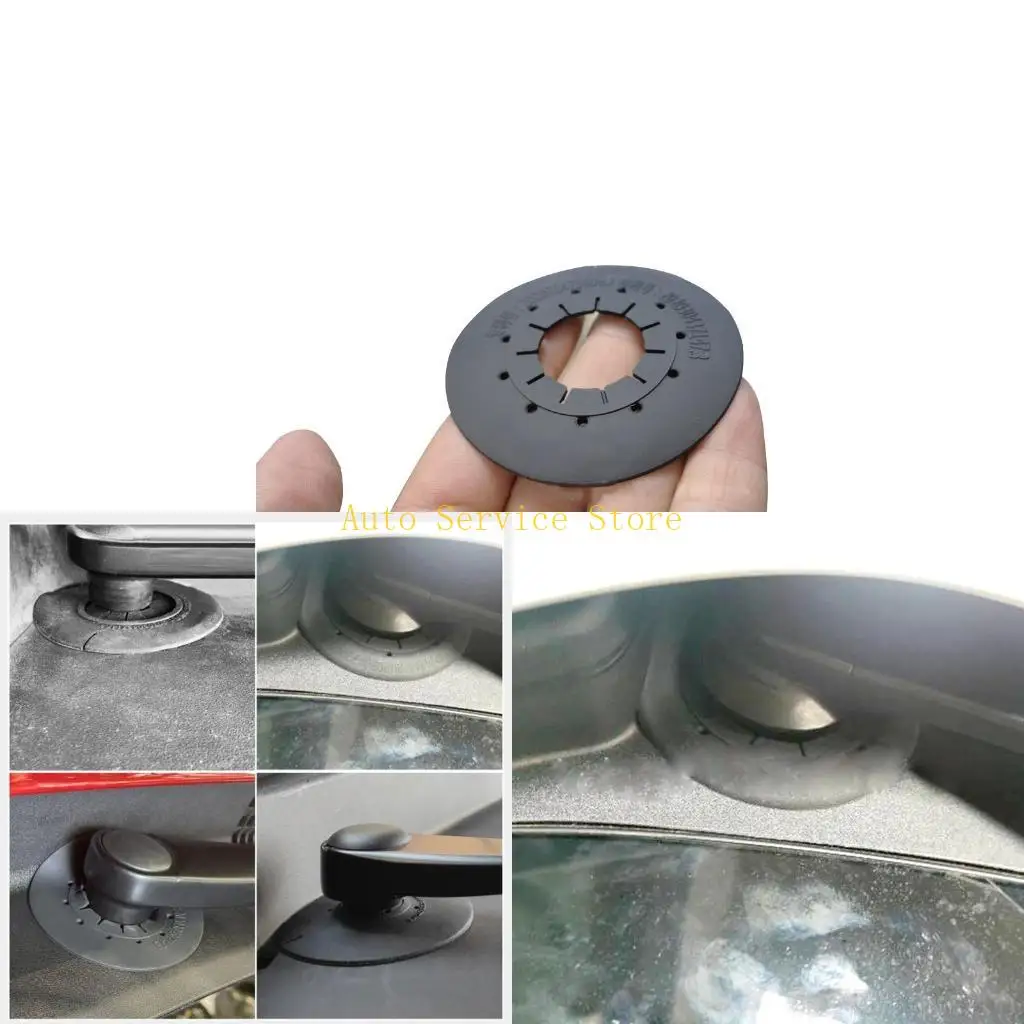 

462A 2Pcs Car Windshield Wiper Arm Bottom Hole Protective Cover Silicone Dustproof Cover Fits Most for Cars