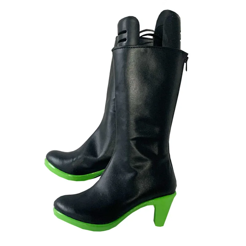 Twisted-Wonderland Lilia Vanrouge Cosplay zapatos mujeres hombres Lilia Cos negro Anime moda Cosplay botas