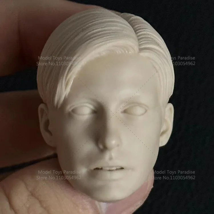 

Unpainted DIY 1/6 Scale Catwoman Soldier White Model Head Antihero Anne Hathaway Head Sculpt Fit 12inch Action Figure Body