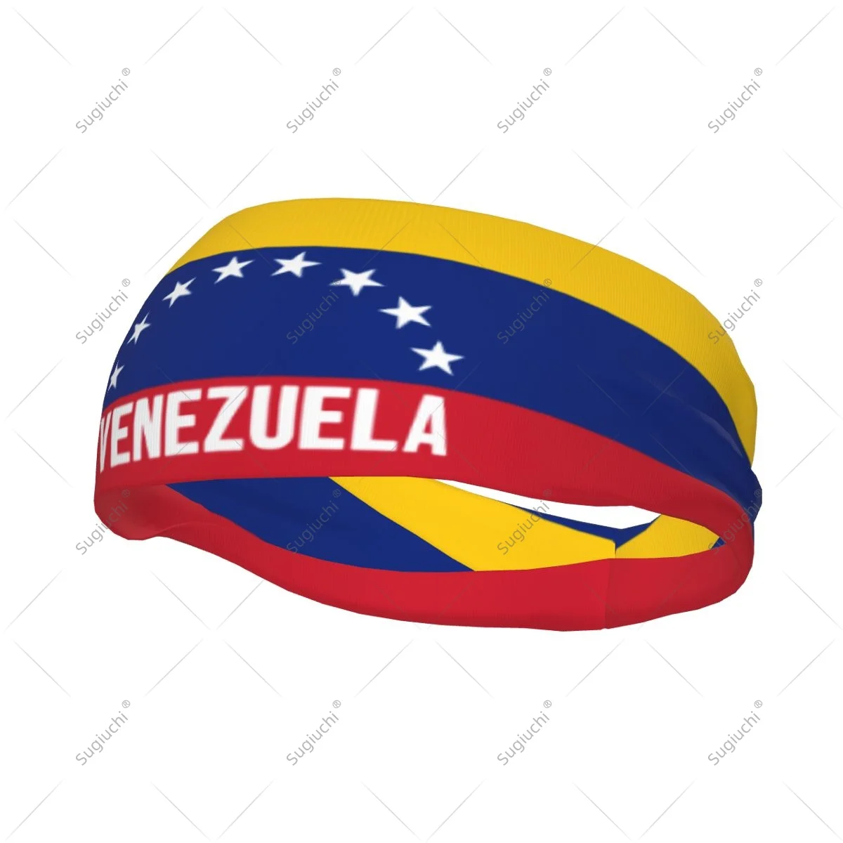 

Men Women Venezuela Flag Elastic Wide Headbands For Yoga Fitness Tennis Running Gym Sports