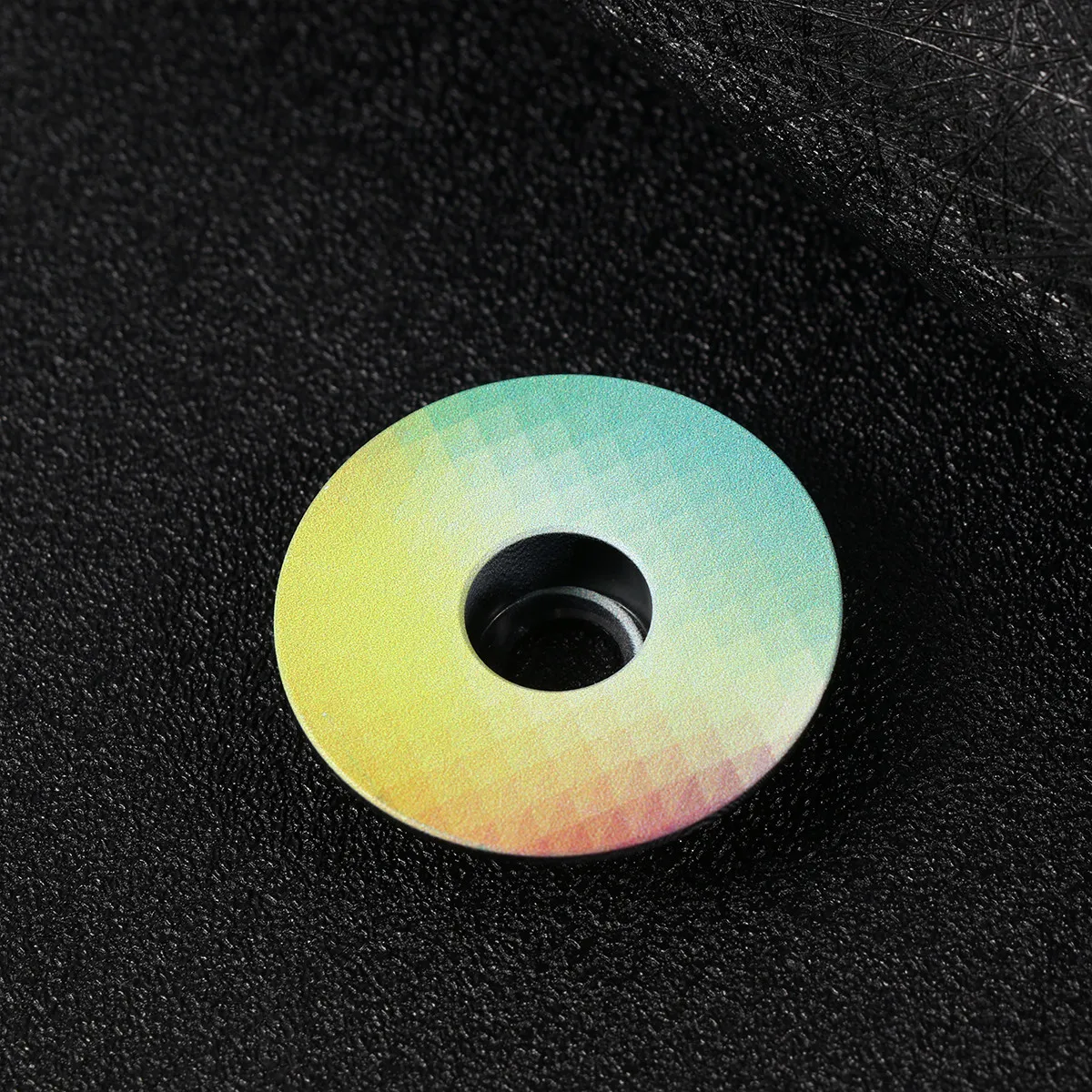 

1Pcs Premium Aluminum Alloy Headset Cap Bowl Cover Bike Front Fork Mounting Strong Pressure Resistant No Deformation Assembly