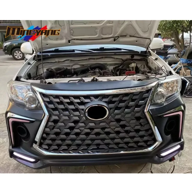 

Factory Hot Selling High Quality GX Design pp Plastics Bodykit Front Bumper Facelifts for Fortuner 2014 Body Kit