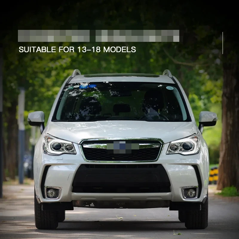 

Car Head Lamp for Subaru Forester LED Headlight 2013-2018 Headlights Forester DRL Turn Signal High Beam Angel Eye Projector