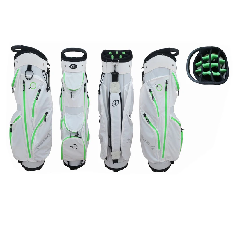 White Waterproof Color Custom Logo Reasonable Price Golf Stand Bag