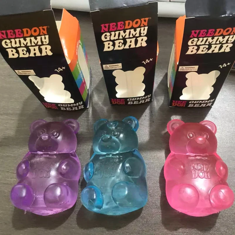 

Schylling Cute Bear Maltose Squeeze Toy Blind Box Colorful Sensory Fidget Toy Desk Decoration Stress Relief