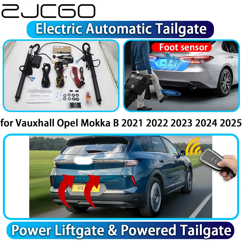 

ZJCGO for Vauxhall Opel Grandland 2024 2025 2026 OEM Automatic Power Liftgate Powered Tailgate System Intelligent Trunk Lift Kit