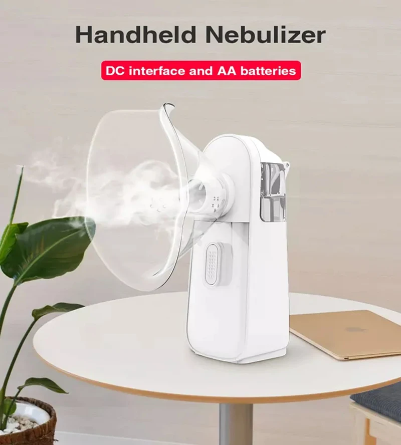 

N1-Mini Handheld Portable Nebulizer Ultrasonic Nebulizer Mask for Home Use, Kids,Adult,The Elders,Patientuse, Removable Battery