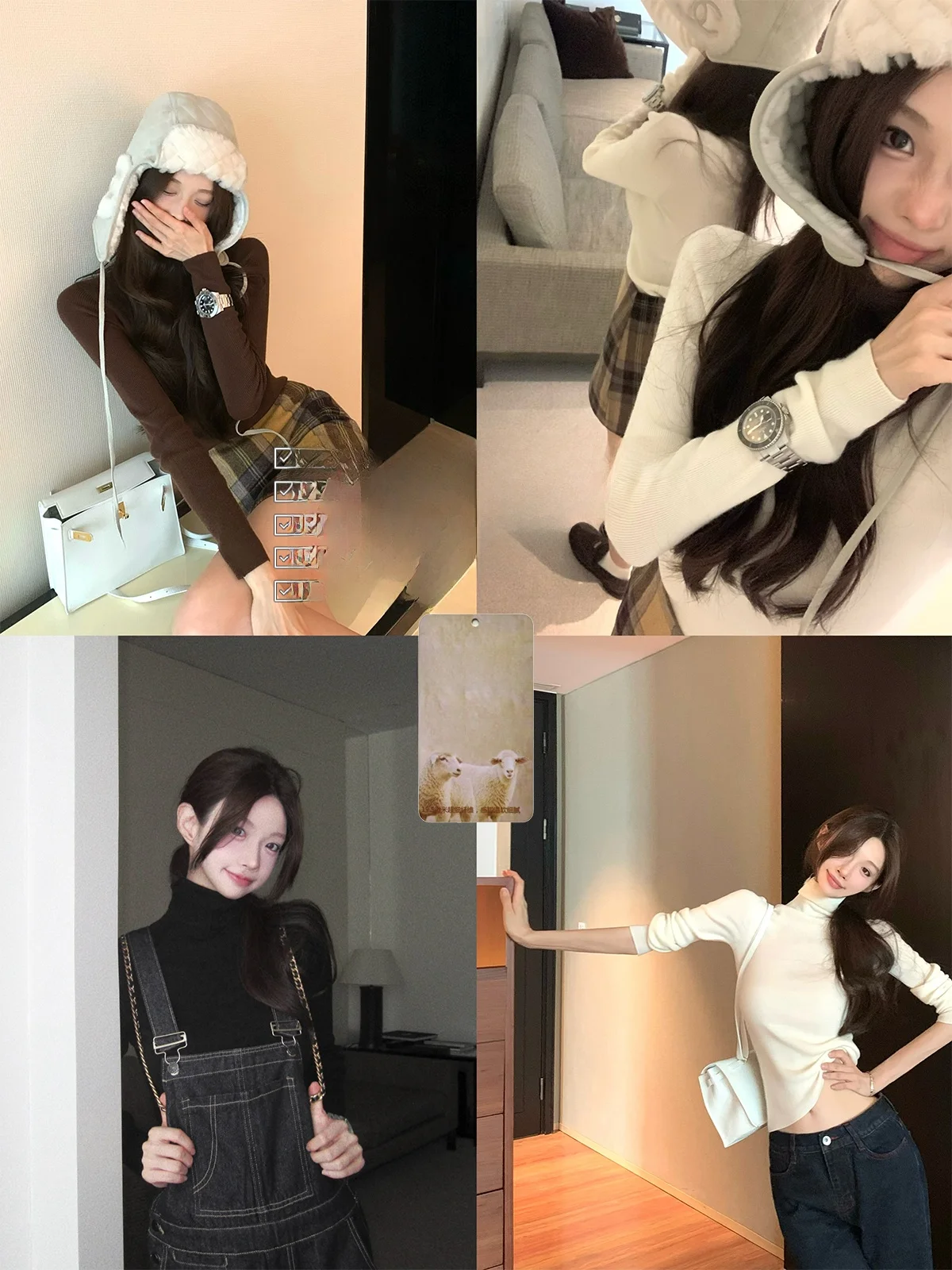 

JongLimit Ранняя осень, цветная футболка, вязаный шерстяной свитер с высоким вырезом, мягкий топ Camere, повседневный женский топ