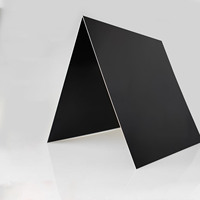 Black Anodized Aluminum Plate With a Thickness Of 0.5/0.8/1.5/2mm is Suitable For Laser Engraving Parts