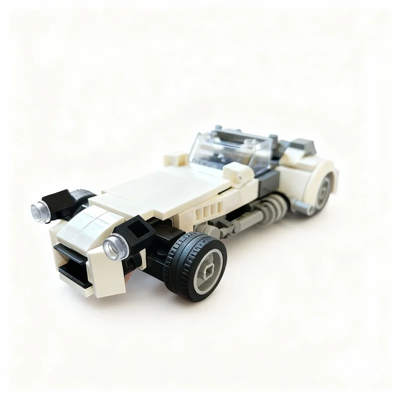 195 elementów MOC City Champions Caterham Seven Cup Model Klocki Konstrukcyjne Zabawki DIY Prezenty Świąteczne Kreatywny Pomysł Edukacja