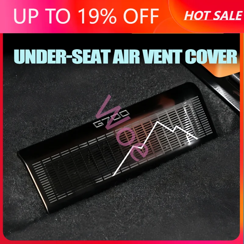 Car Seat Under The Air Outlet Protection Cover Fit for Chery Jetour G700 Stainless Steel Anti-blocking Net Interior Accessories