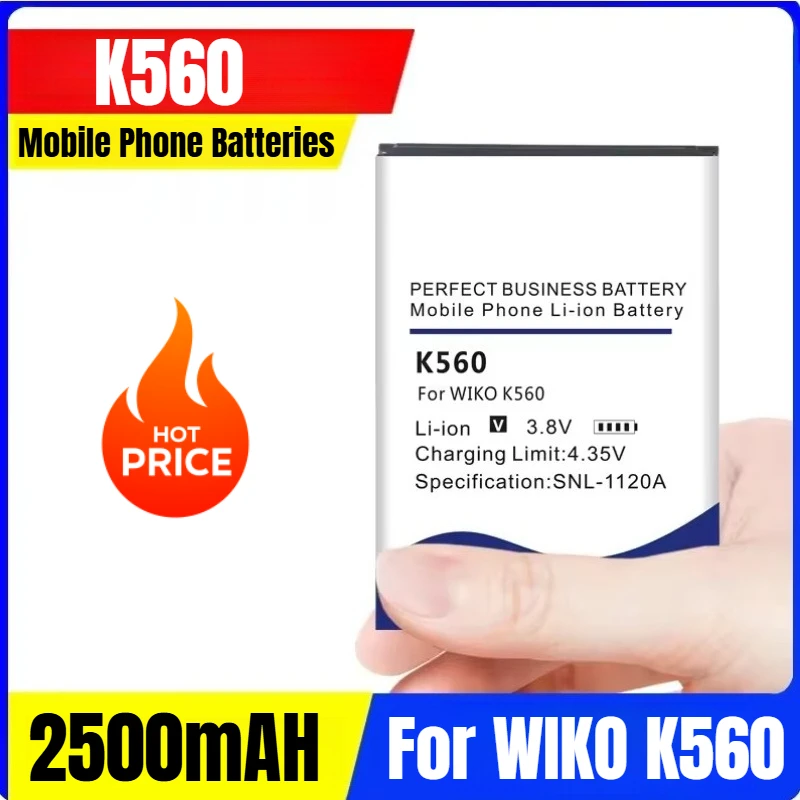 

K560 2500mAH Mobile Phone Batteries for WIKO K560