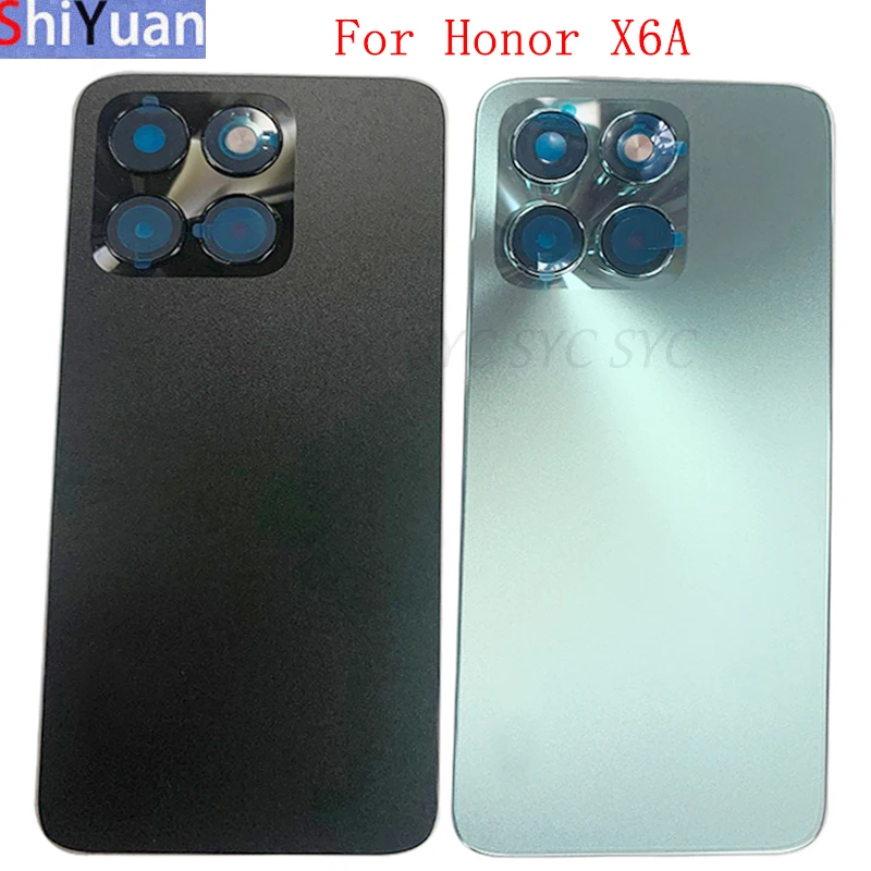 Battery Cover Rear Door Housing Case For Honor X6A Back Cover with Logo Replacement Parts