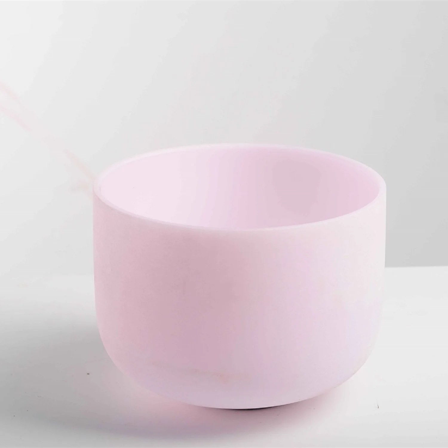 ヒエウン 8インチ 432hz/440hz ジェムストーン モルガナイト フュージョン クリスタル シンギングボウル ヨガ 瞑想 チャクラ サウンドボウル 楽器