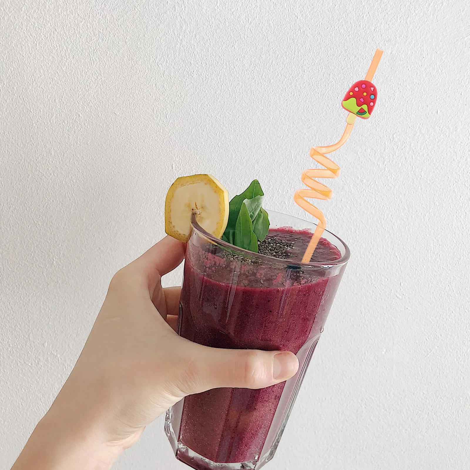 

8 шт., трубочки для мороженого с героями мультфильмов, многоразовые трубочки для питья для вечеринок, сока, молока, пузырькового чая, товары для дня рождения, фестиваля