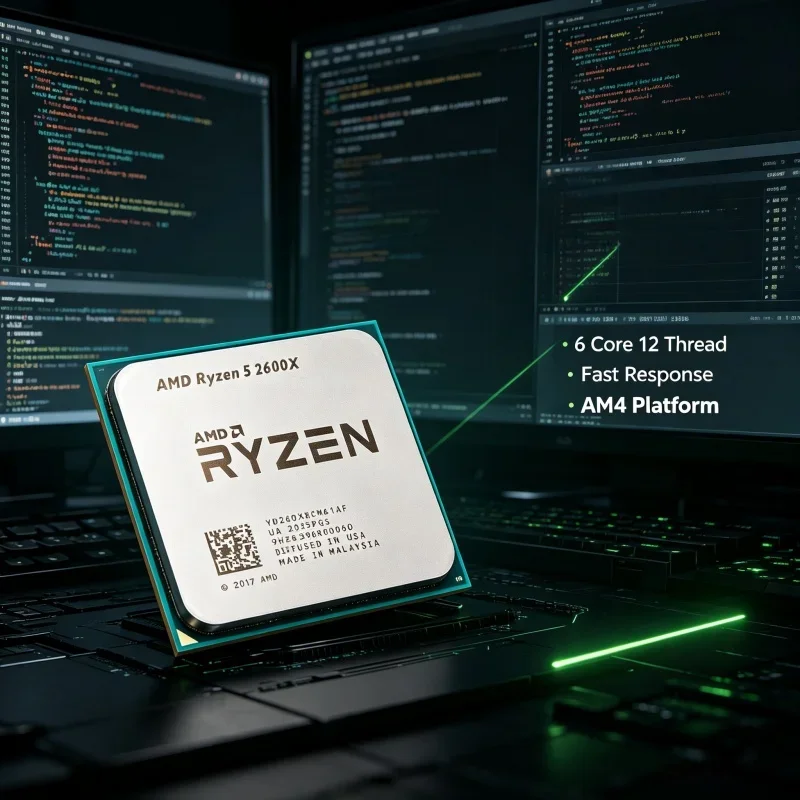 processore-amd-ryzen-5-2600x-r5-2600x-a-6-core-e-12-thread-per-l'aggiornamento-della-piattaforma-am4-ideale-per-computer-desktop-piu-vecchi