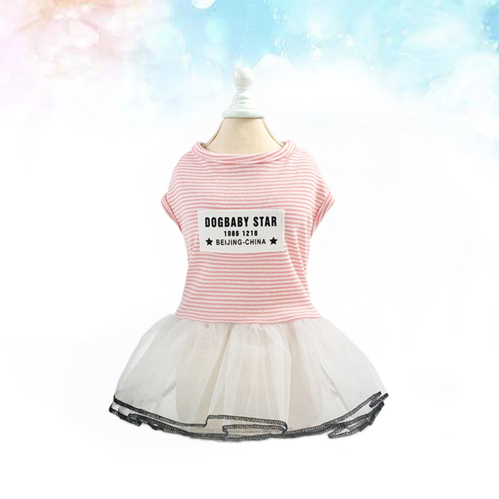 

puppy skirt pets skirt pets clothes puppy summer skirt pets stripe dress