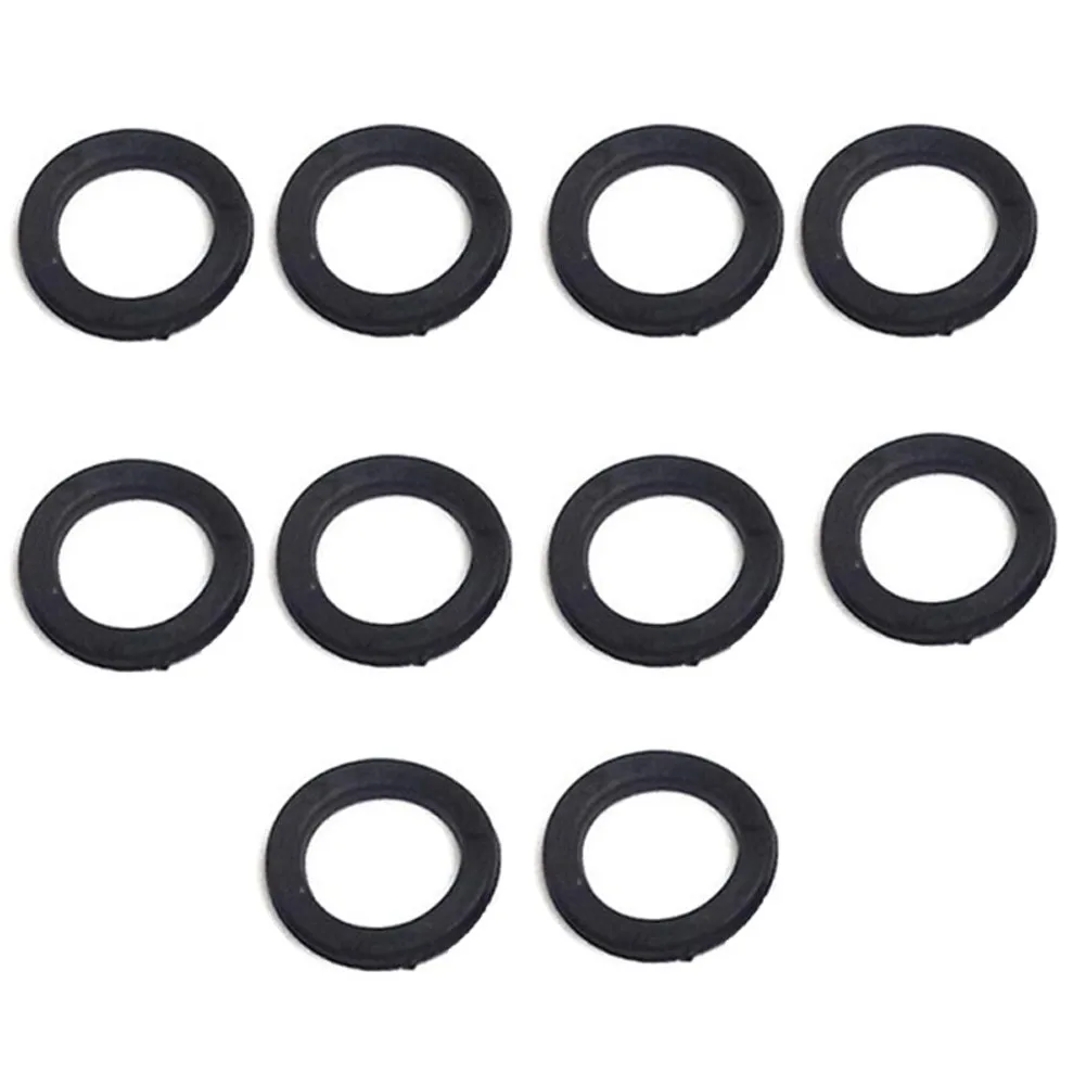 10/20 Stück Ersatz-O-Ringe, Gummi-Unterlegscheiben für 1 Spinlock-Hantelmutter, Fitness-Zubehör, langlebig, praktisch, Kunststoff, schwarz, 25 mm – Detail 3
