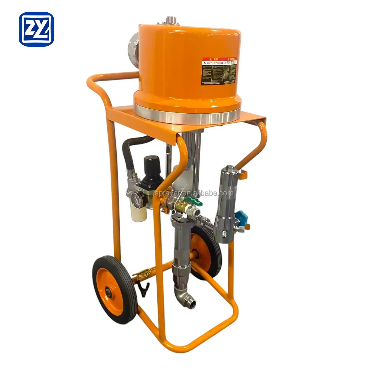 

Безвоздушный распылитель краски QD H14-6 с подачей воздуха, устанавливаемый на тележку, безвоздушный краскопульт, машина для нанесения краски