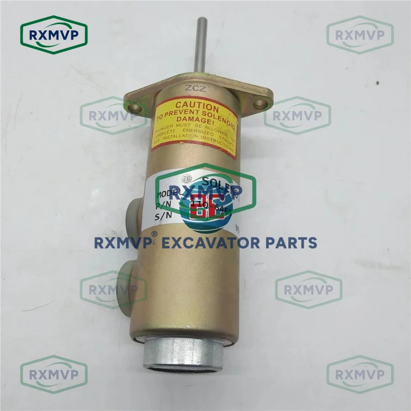 110-6465 Fuel Shutoff Solenoid 24V Fits Excavator E330 330C 330B 3204 3306 3304B D300E Diesel Engine Parts