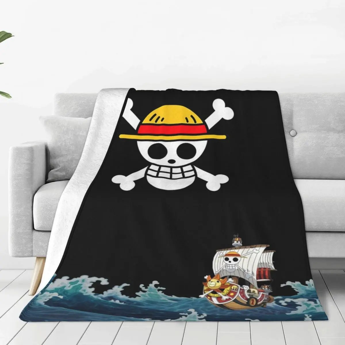 O-One Anime P-Piece Blankets Quality Super Soft Throw Blanket Winter Travel Outdoor Comfortable Bedspread