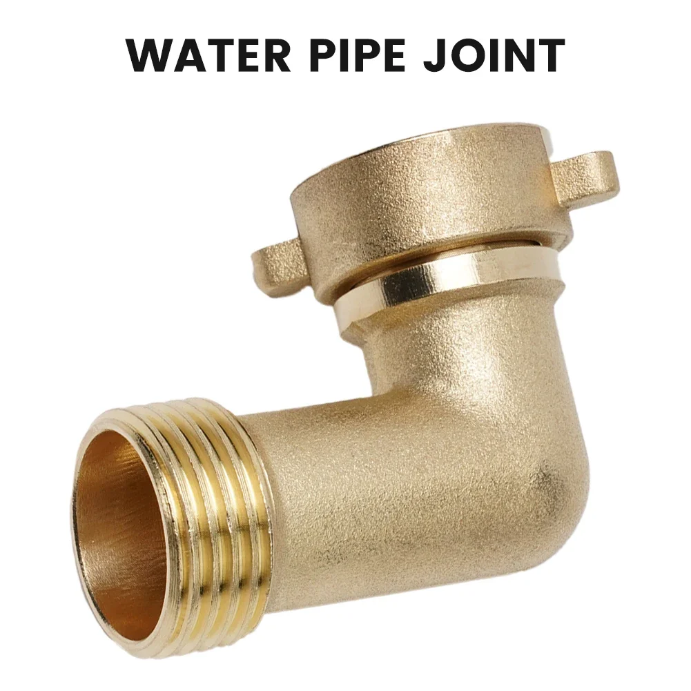 

Joint 90 Degree Angle Water Pipe RV Water Intake Hose Fittings Accessories Brass Connector Durable High Quality