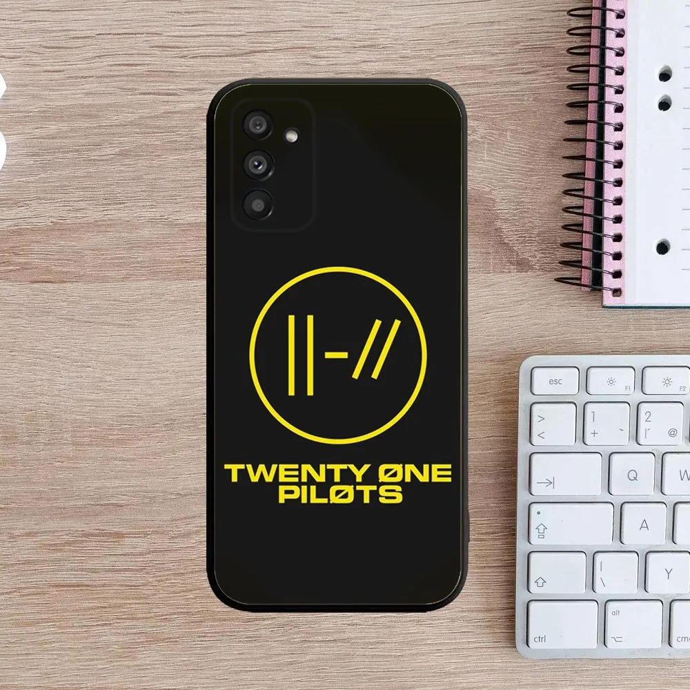 T-Twenty one Pilot Phone Case For Samsung Galaxy A13,A21s,A22,A31,A32,A52,A53,A71,A80,A91 Soft Black Cover