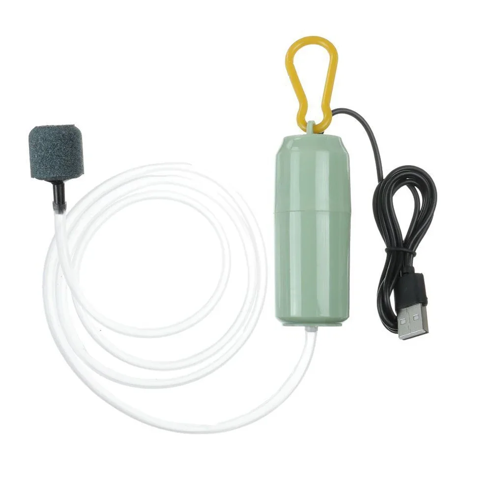 Air Pump Aquarium 4 Colours 7.5x3cm Aerator Air Compressor Aquarium Mini Oxygenator Plastic+Copper Pump Useful