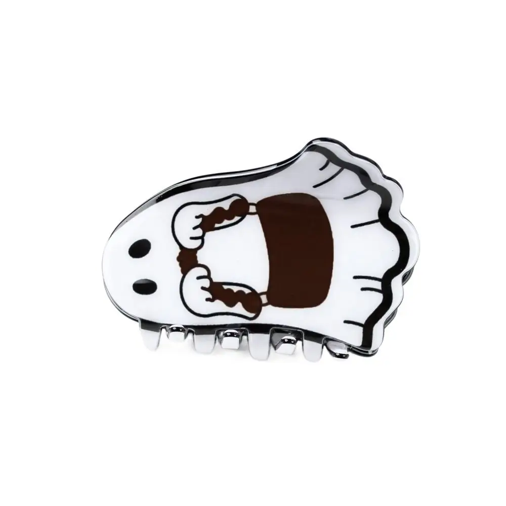 

Cute Halloween Ghost Hair Claw Skeleton Bat Butterfly Hair Clip Shark Clip Acrylic Halloween Shark Clip Wash Face