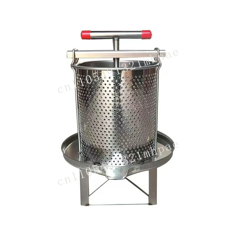 

2025 new stainless steel manual beekeeping equipment honey beeswax press beekeeping machine retail and farm application