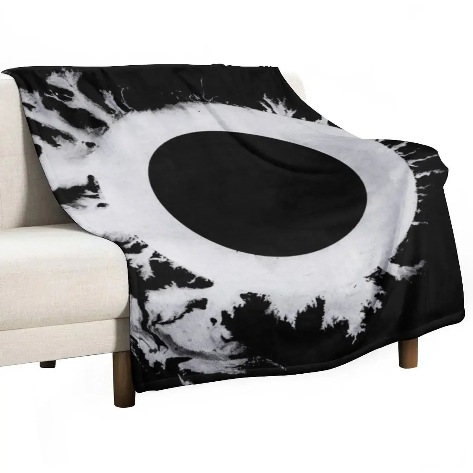 

Bauhaus the sky's gone out post punk 80s retro black and white artwork Throw Blanket For Sofa Thin Retros Blankets