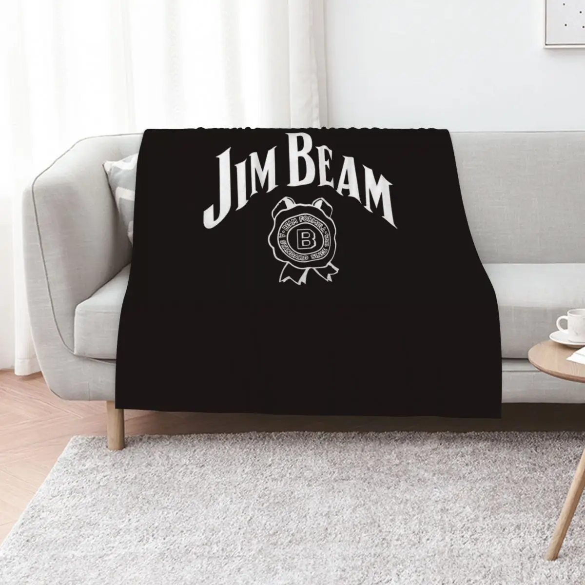 Artículo caliente logo de haz jim manta decorativa cama viaje regalos de navidad mantas