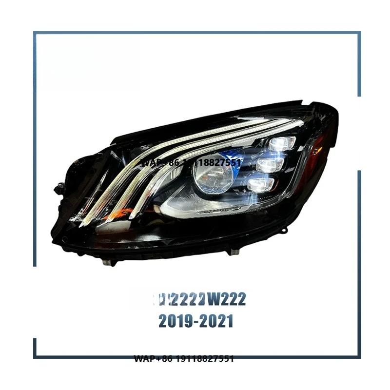 

S-CLASS S550 LED Headlights Assembly S500 Headlight S450 LED Headlamp W222 Headlight Original US Version