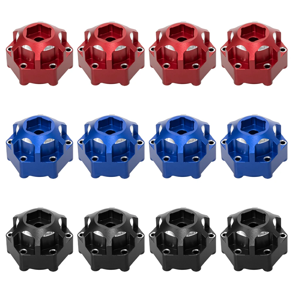 RC Car 4 Pcs Aluminum 6x30 to 12mm Hex Adapter for 1/10 Pro-Line Racing PRO633701 PL28 MX28 Upgrade Parts