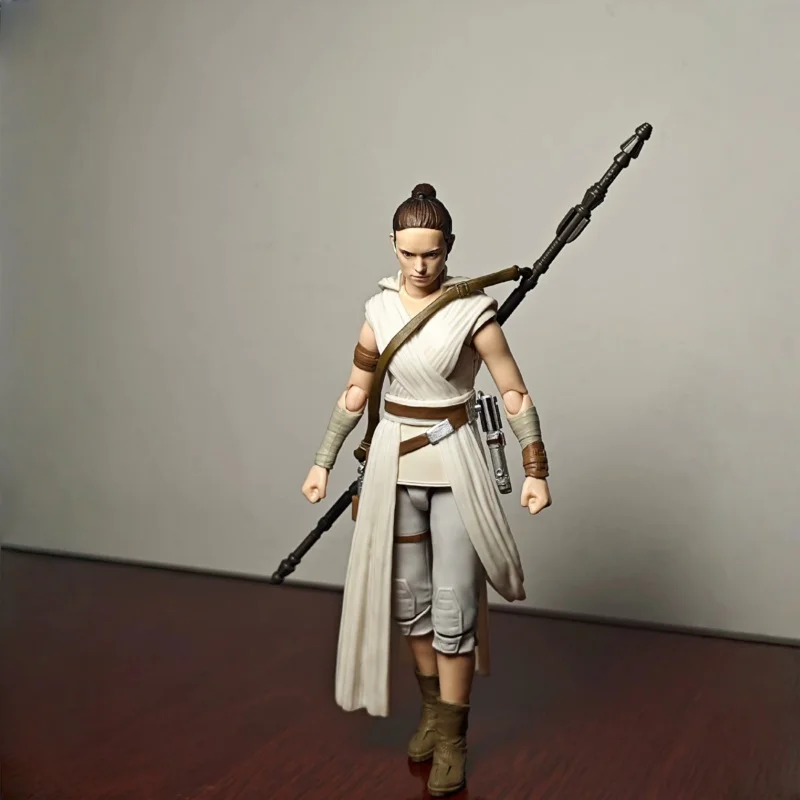 

Bandai Shf Figurarts Star Wars The Rise Of Skywalker Rey Action Figure - Anime Finished Model Kit Toy Gift For Kids