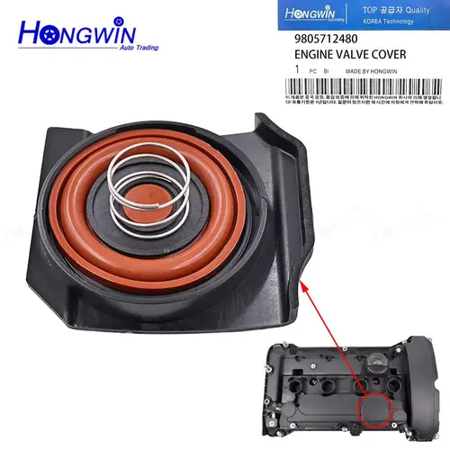 9805712480 9812071480   Kit de reparación de tapa de válvula PCV para Citroen C4 C5 DS3 1,6 Peugeot 207 208 308 508 RCZ 9812828980 9807146180