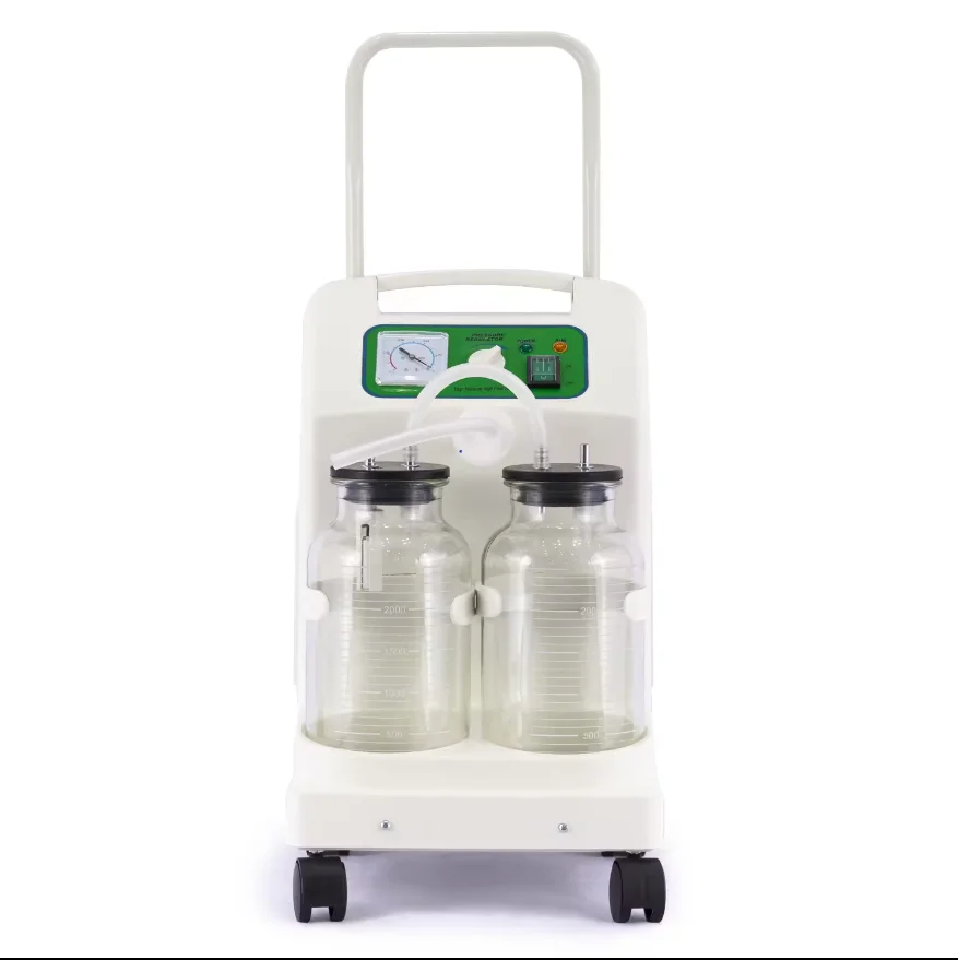 Machine Trolley Unit High Vacuum High Flow Electric Phlegm Aspirator Airway Mucus  Pump Apparatus