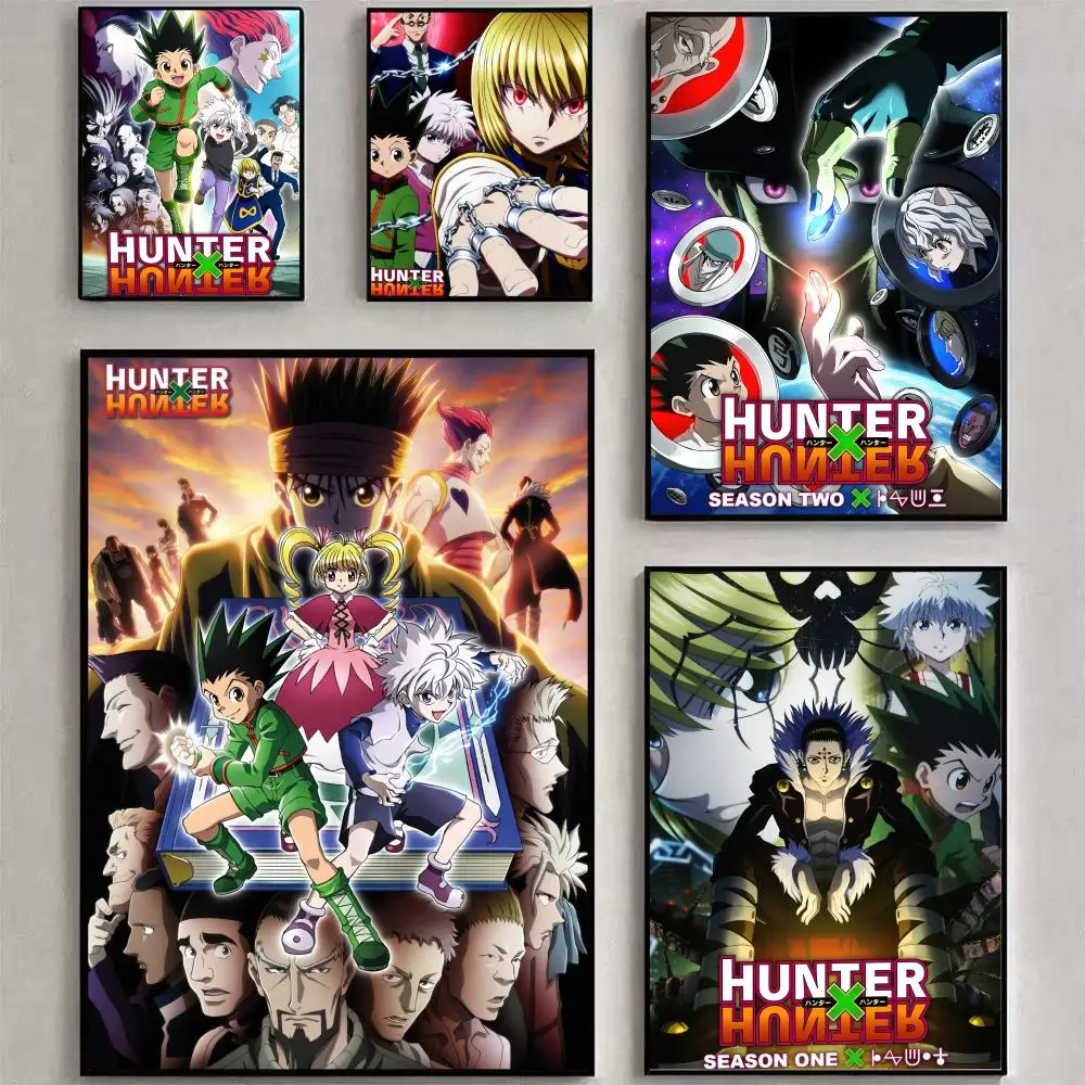H-Hunter X Hunter Hisoka Anime Poster HD Art Sticky Wall Wasserdicht Zuhause Wohnzimmer Schlafzimmer Bar