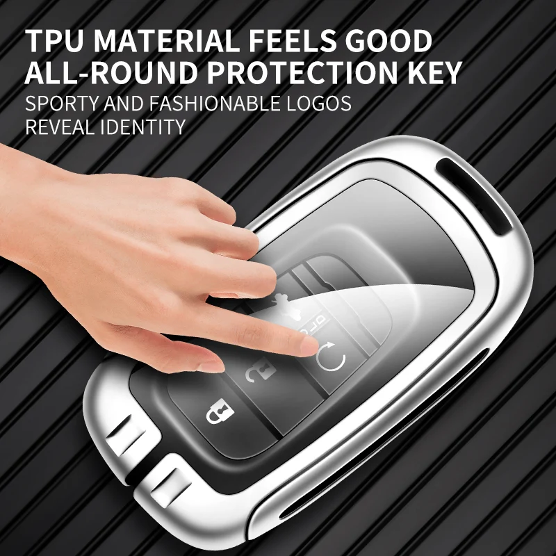 Zinc Alloy Car Key Case Full Cover Protector Shell for Honda Vezel Hybrid Custom Logo Key Bag Keychain Interior Accessories view 5