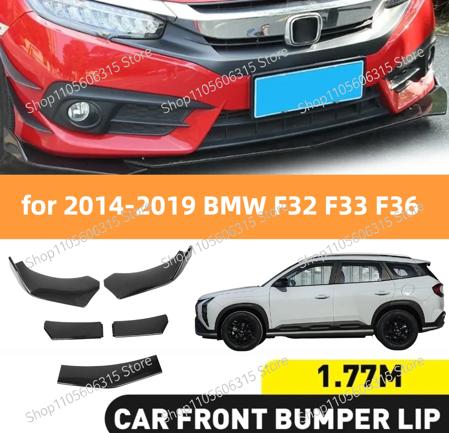 splitter-anteriore-a-5-sezioni-per-bmw-f32-f33-f36-2014-2026-spoiler-in-abs-effetto-carbonio-kit-carrozzeria-regolabile-56-72-per-coupe-e-berlina