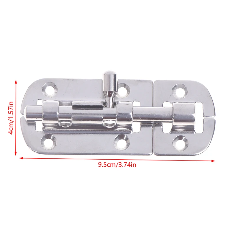 1 Stück Bootsriegel aus Edelstahl 316, Marine-Bootstür, Fensterschloss, Riegel für Schieber, Bolzenverschluss