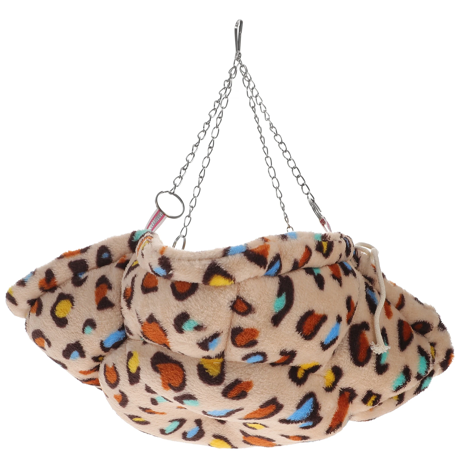 

Golden Velvet Small Animal Hammock Nest Squirrel Bunny Hut Hamster Chinchilla Hedgehog House Warm Resting Bed Pet Supplies