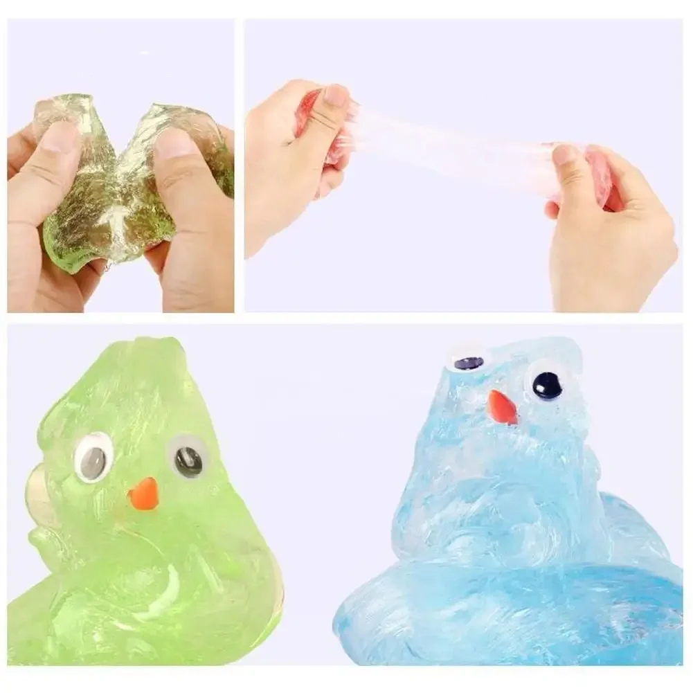 1Y-Lab Putty Crystal Clear Glass (1 Pack) Best Thinking Smart Crazy Stress Putty with Tin, Sensory & Bouncing Toy Children Gifts image 4