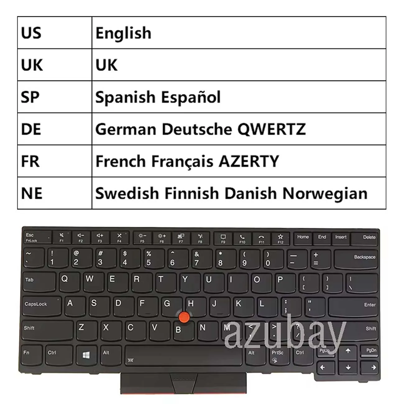 

Подсветка клавиатуры US UK Испанская Немецкая QWERTZ Французская AZERTY Северная (Нордическая) Датская Норвежская Шведская Финская для Lenovo ThinkPad L480 L490 T480s T490 T495 P43s
