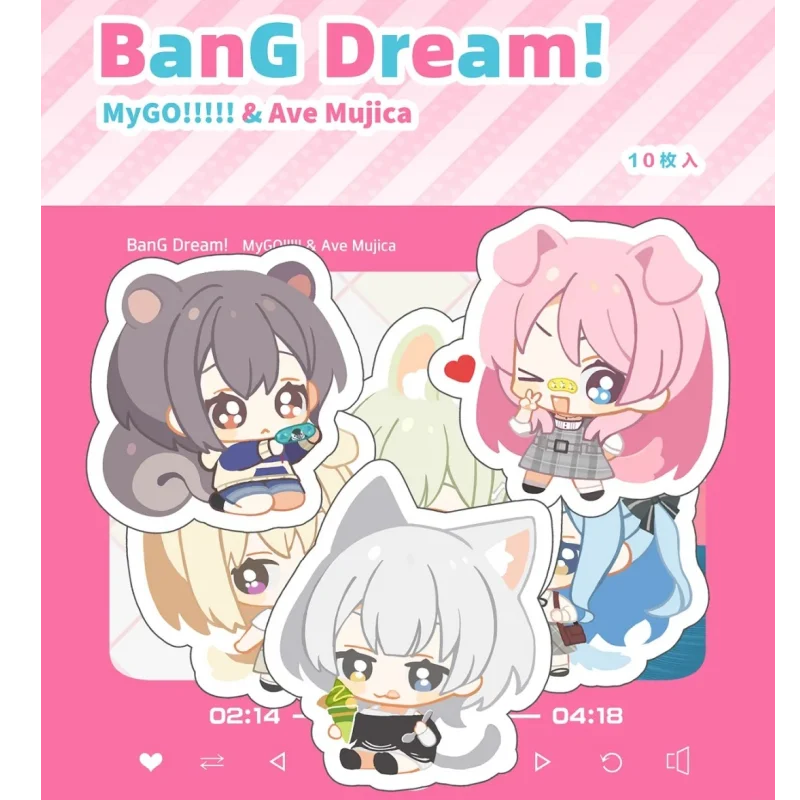 BanG Dream Plate Desk Decor MyGO Standing Ave Mujica Collection Ornament Doloris Tomori Takamatsu Acrylic Doll Mutsumi Wakaba