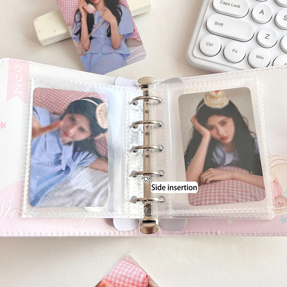 20 Inner Pages, One Grid Leather Card Book, High-End Polaroid Photo Album, Idol Card, Star Chasing Storage Book