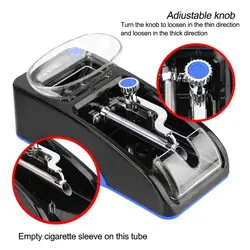 1pcs Electric Cigarette Rolling Machine Portable Lightweight Tobacco Roller Injector Maker DIY Smoking Tool Accessories