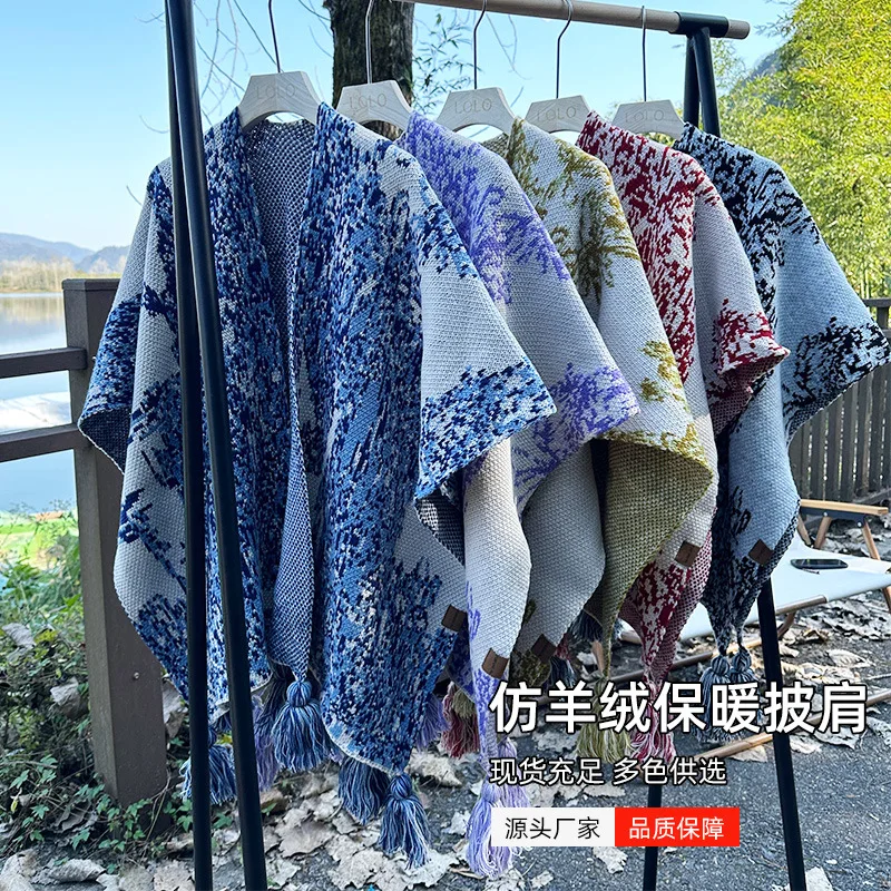 

New Oversized Scarf for Women Summer Wrap Floral Print Ethnic Style Sun Protection Shawl Lightweight Scarf Scarf for Wome Wh5